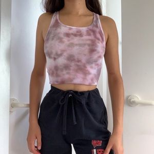 Handmade Hanes tie dye tank
